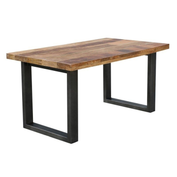 Industriële eettafel mangohout